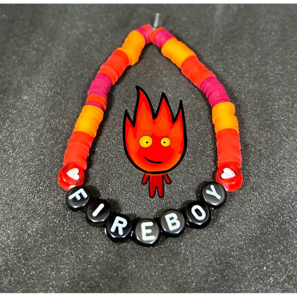 Fireboy (Elemental) Heishi Bracelet - Picture 3 of 9